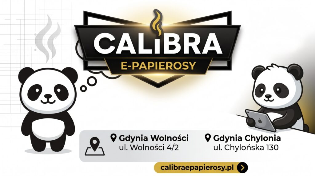 Vape Shop Calibra Gdynia – dwa sklepy stacjonarne: Gdynia Wolności i Chylonia